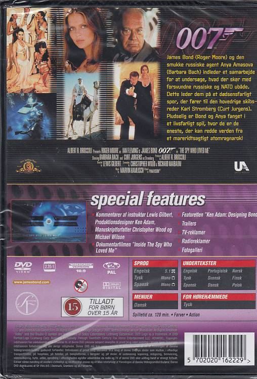 James Bond 007 The Spy Who Loved Me Dvd