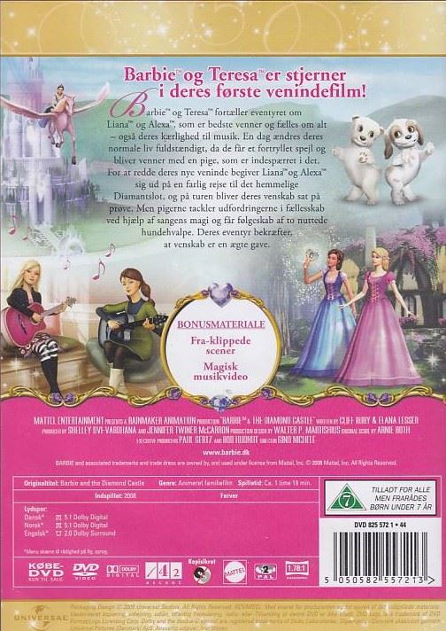 Hub Bøde taktik Barbie & Diamantslottet (DVD)