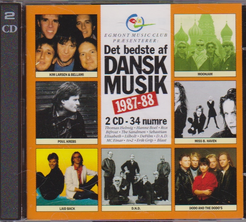 Det Bedste Af Dansk Musik 1987-88 (CD)