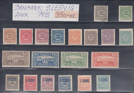 Danmark Slesvig Frimærker 