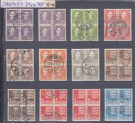 Danske Frimærker - 4 blokke