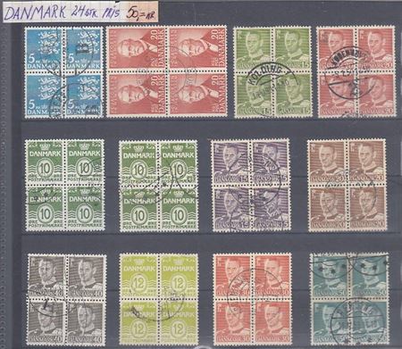 Danske Frimærker - 4 blokke