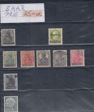 Saar - Frimærker 