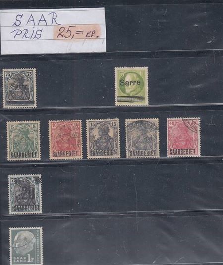 Saar - Frimærker 