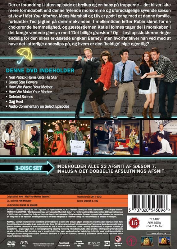 How I Met Your Mother Sæson 7 Dvd