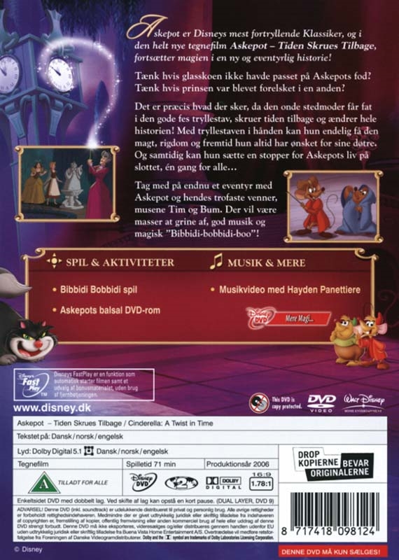 Askepot - tilbage (DVD)