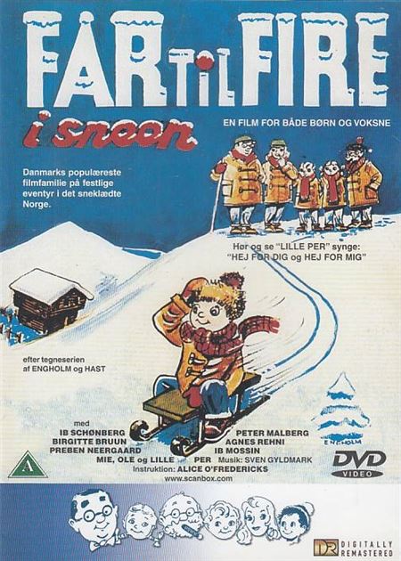 Far til fire i sneen (DVD)