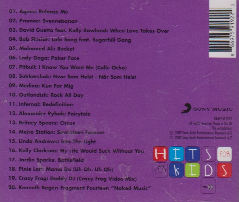 Hits for kids 22 (CD)