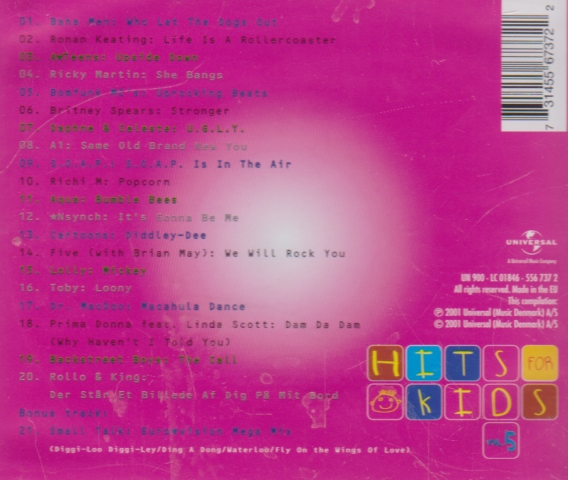 Hits for kids 5 (CD)