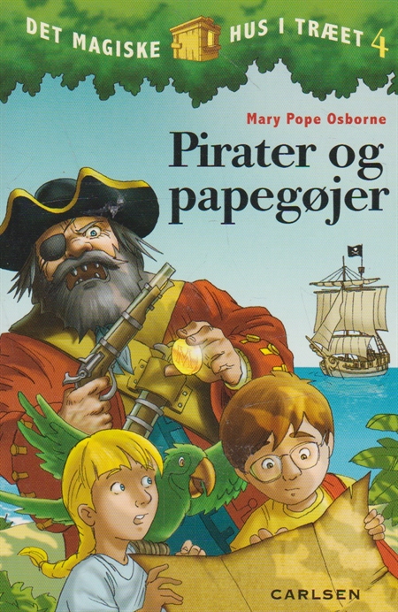 Det magiske hus i træet 4 - Pirater og papegøner (Bog)