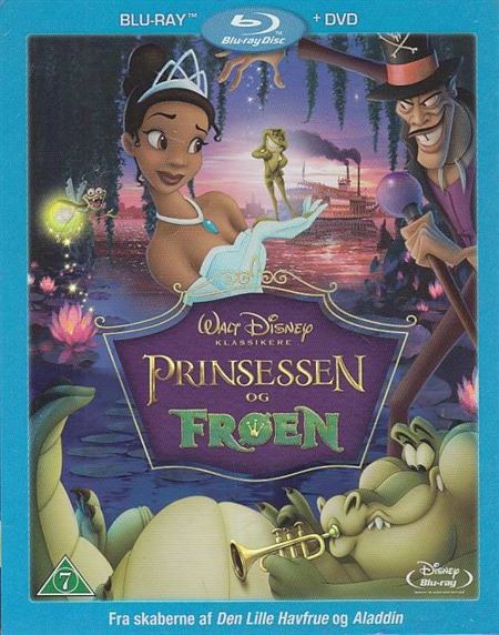 Prinsessen og frøen - Disney Klassikere nr. 49 (Blu-ray+DVD)