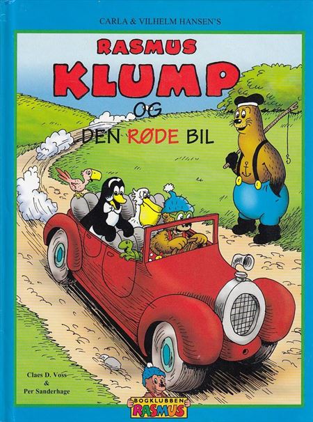 Rasmus Klump og den røde bil (Bog)