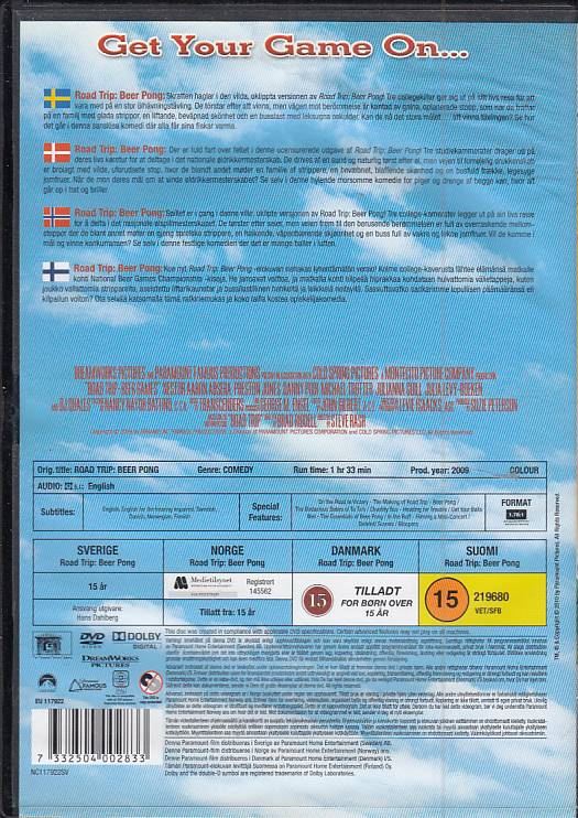 Road Trip beer pong (DVD)