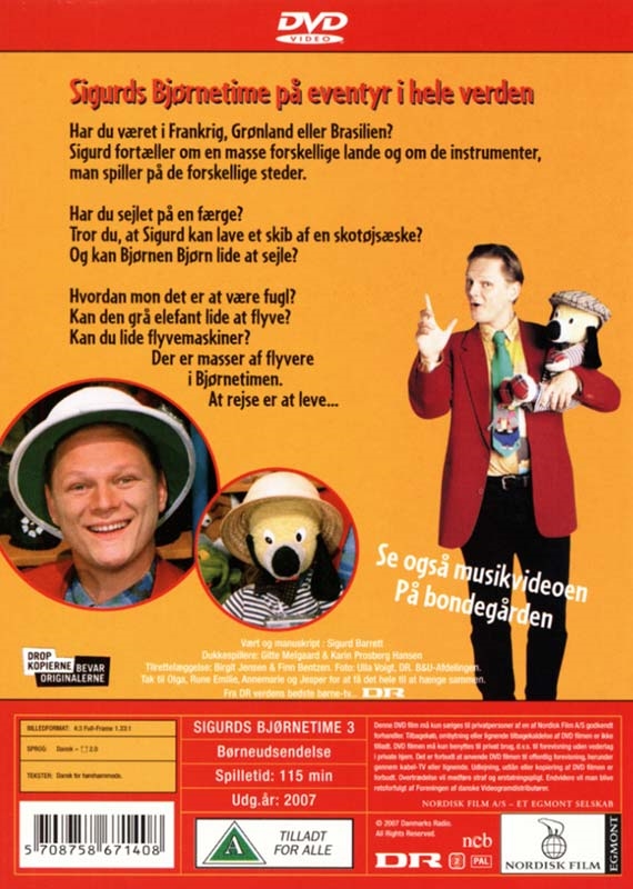 Sigurds bjørne time 3 eventyr i hele verden (DVD)