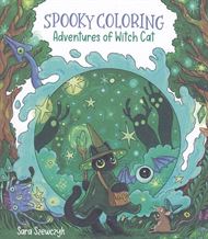 Spooky Coloring - Adventures of Witch Cat (Bog)